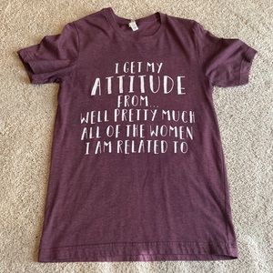 Maroon t-shirt